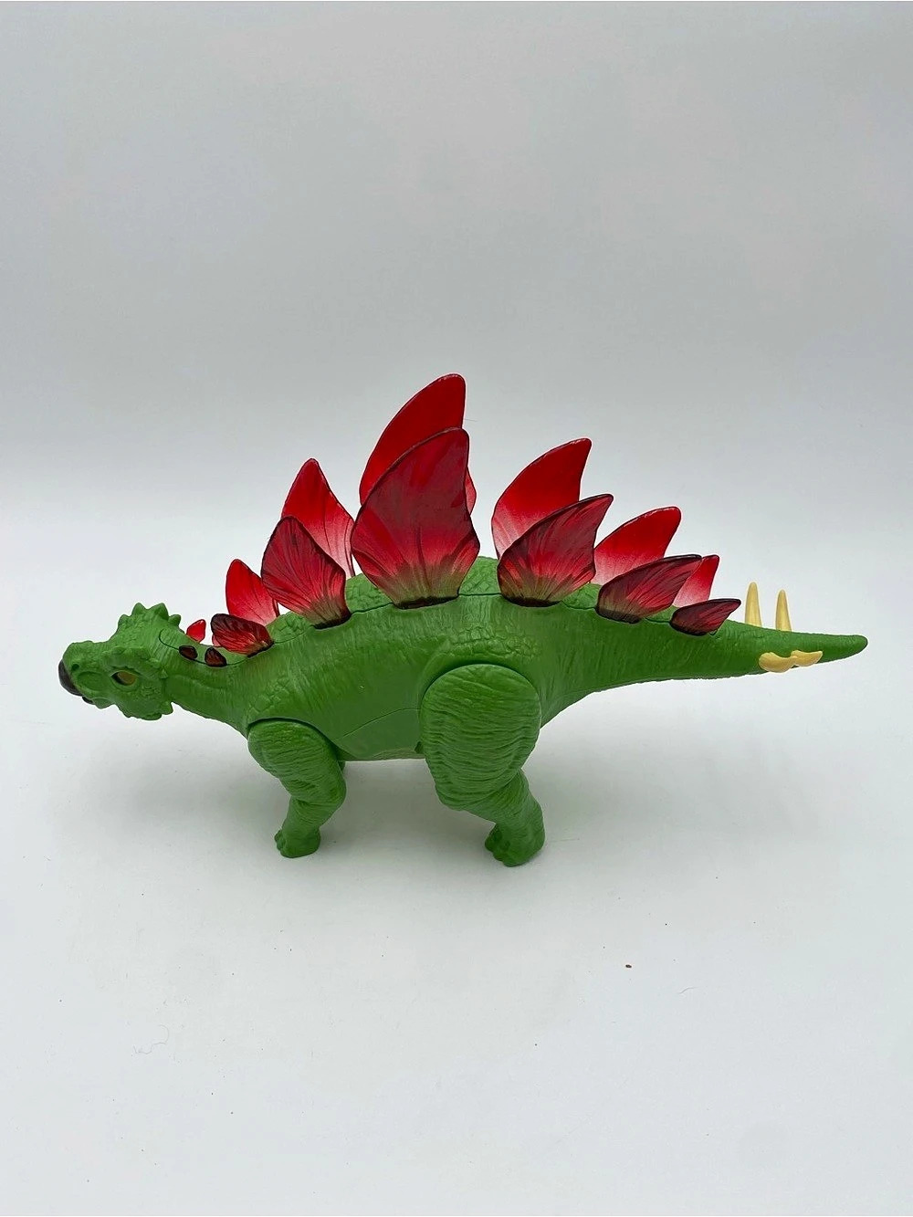 Mattel Jurassic World Action Attack Stegosaurus Green & Red
